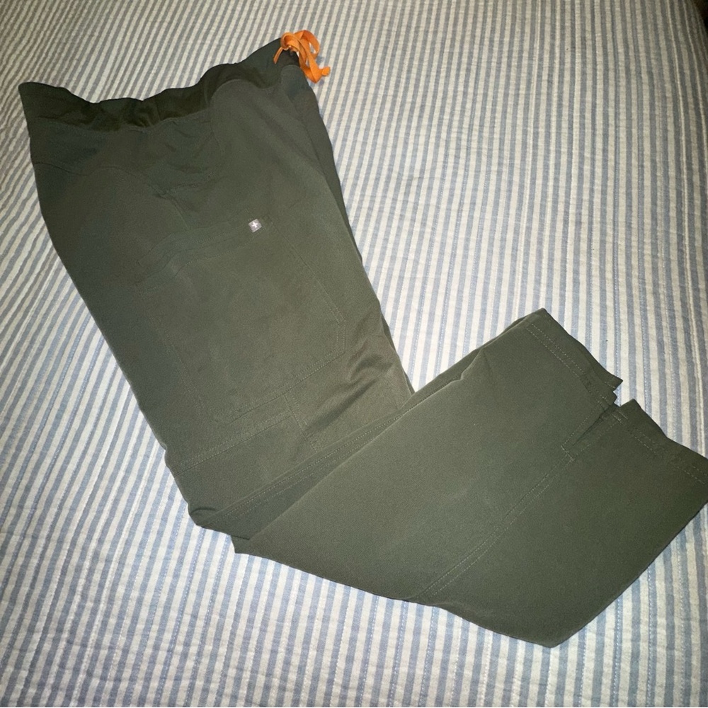Women’s Olive Green Drawstring Jogger Pants